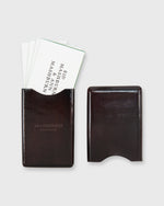 Load image into Gallery viewer, Card Case Dark Brown Leather
