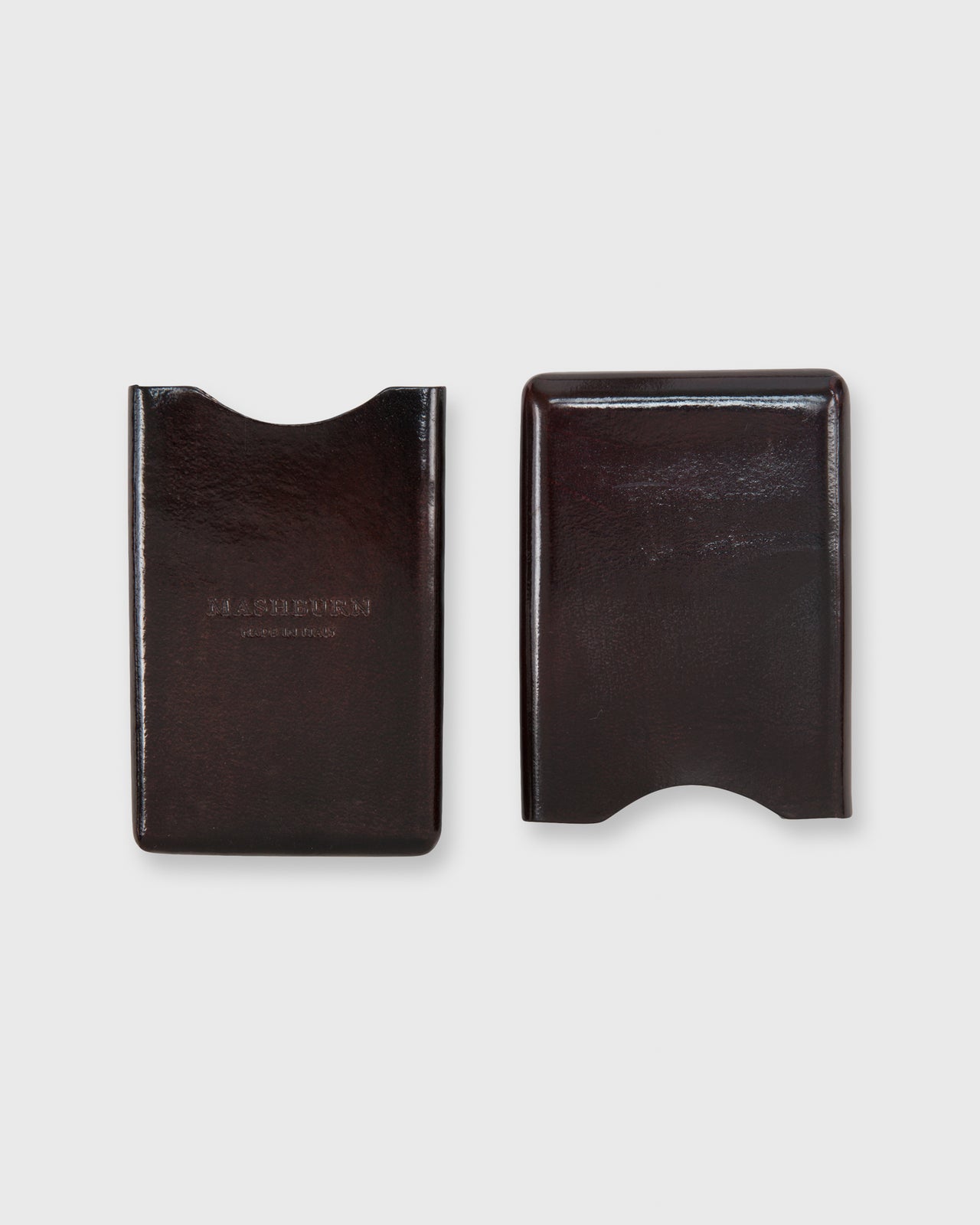 Card Case Dark Brown Leather