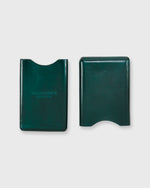 Load image into Gallery viewer, Card Case in Dark Green Leather
