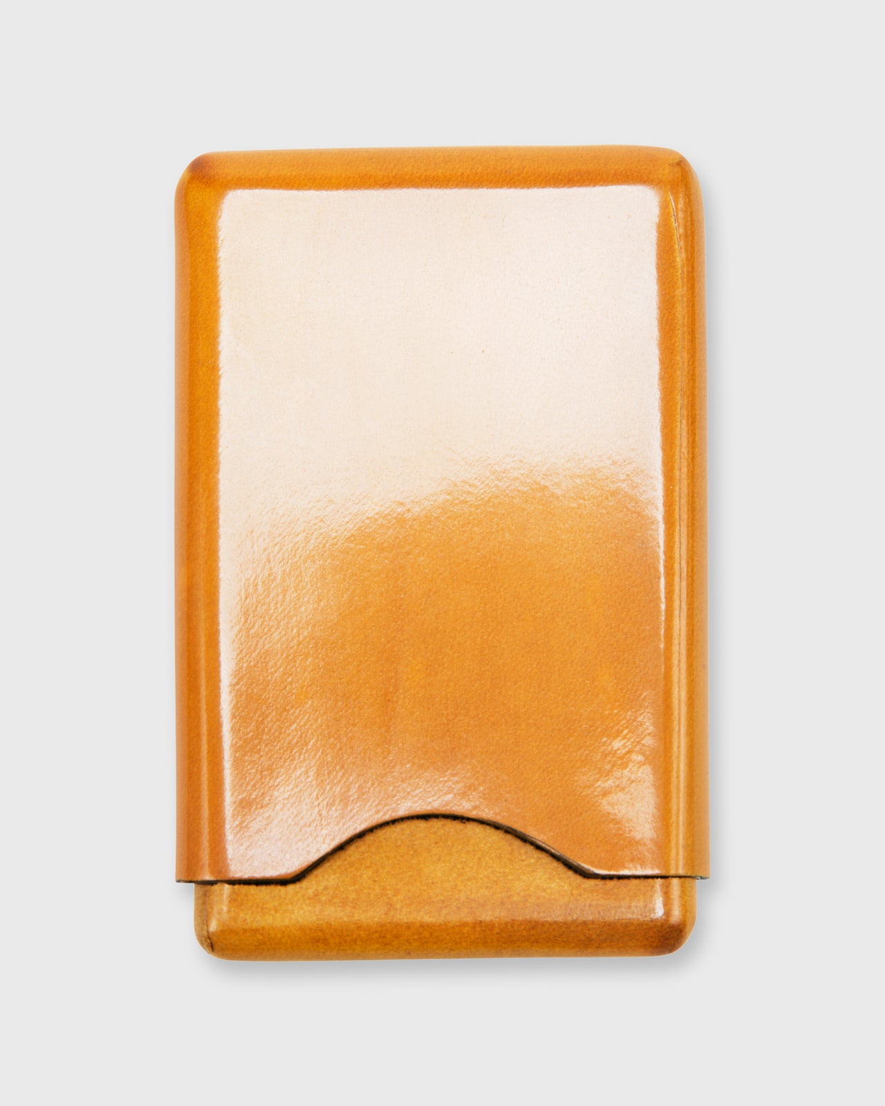 Card Case Yellow Leather