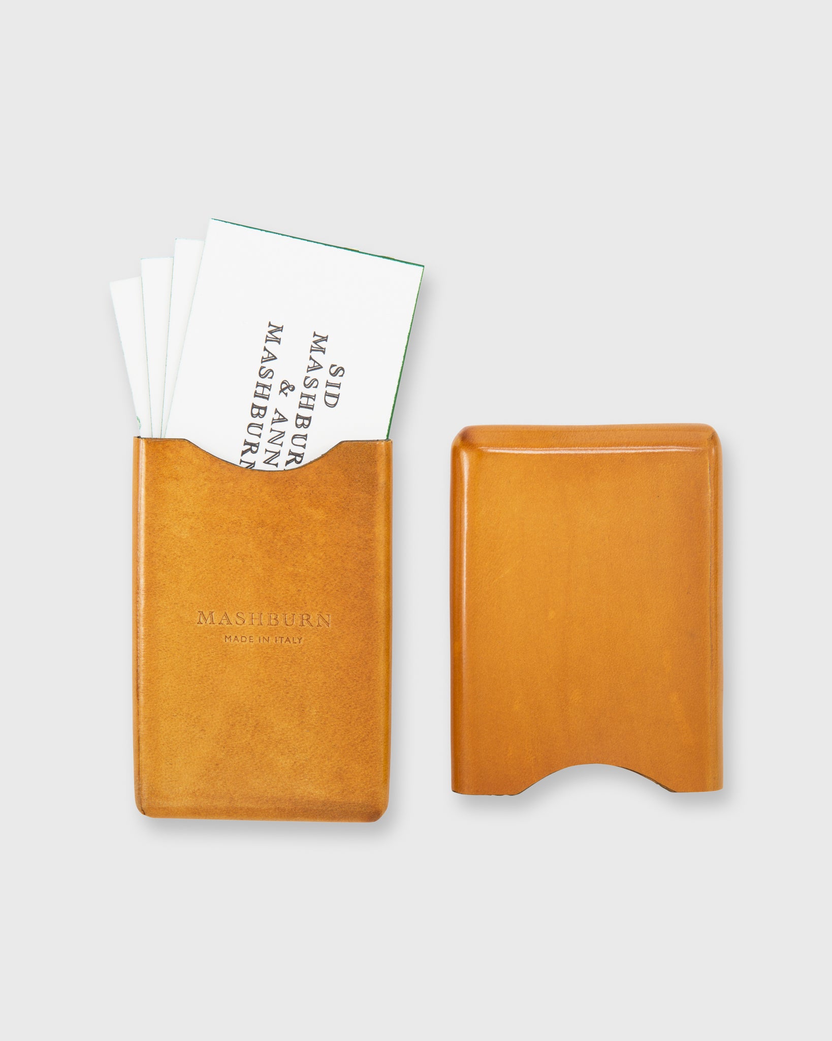 Card Case Yellow Leather