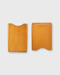 Card Case Yellow Leather