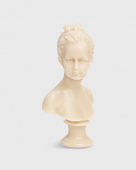 Louise Decorative Bust Candle Stone