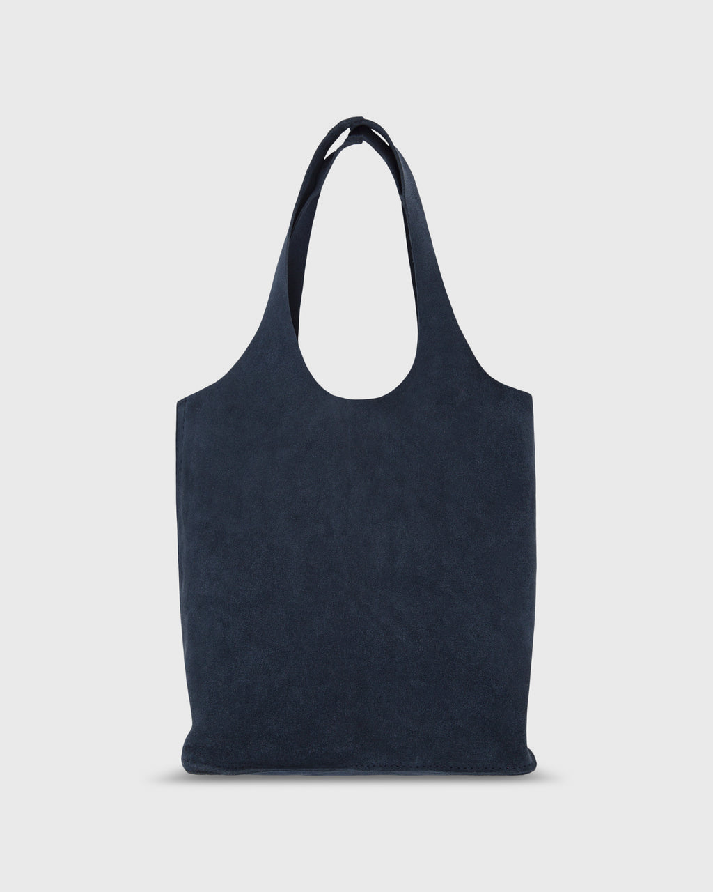 Paola Bucket Bag Navy Suede