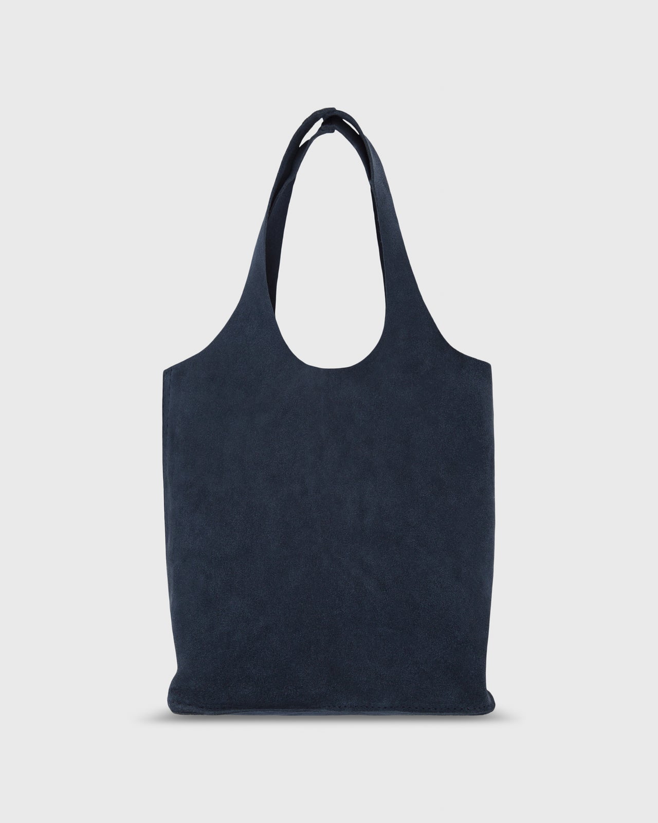 Paola Bucket Bag Navy Suede