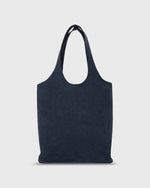 Load image into Gallery viewer, Paola Bucket Bag Navy Suede
