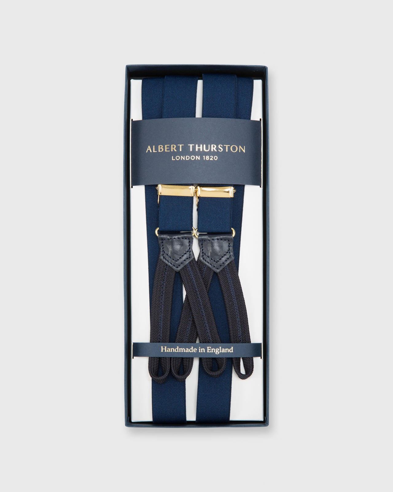 Narrow Braces Navy