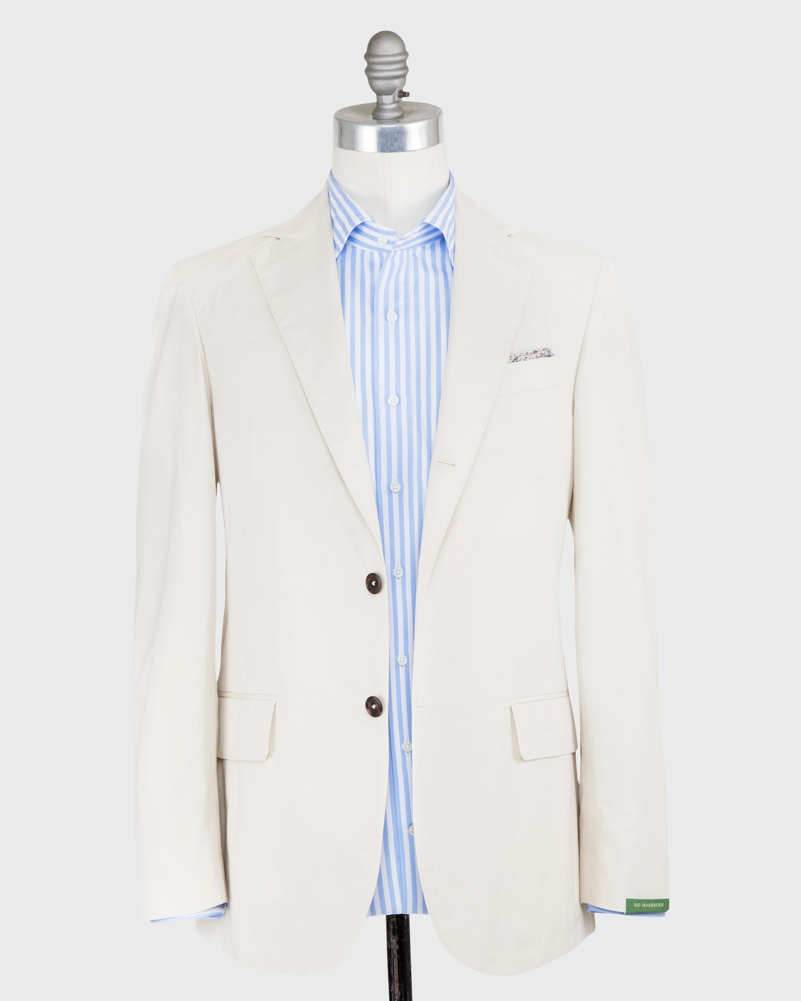 Virgil No. 2 Suit in Khaki Poplin