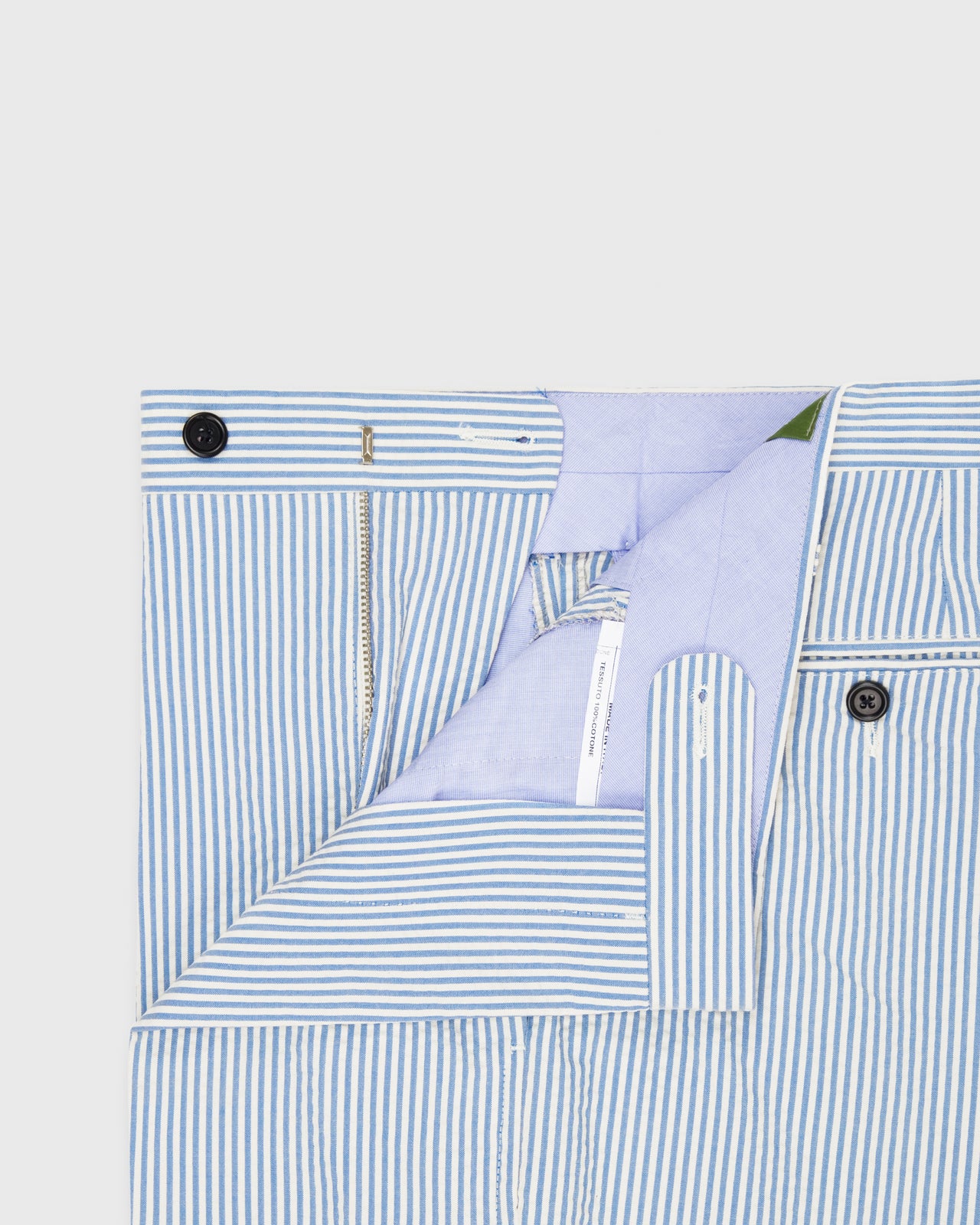 Sport Trouser Dutch Blue/Bone Seersucker