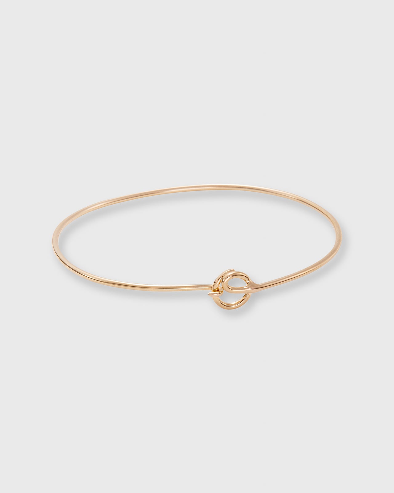 Circle Hook Bracelet Gold Plated