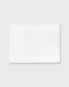 Card Holder White Leather