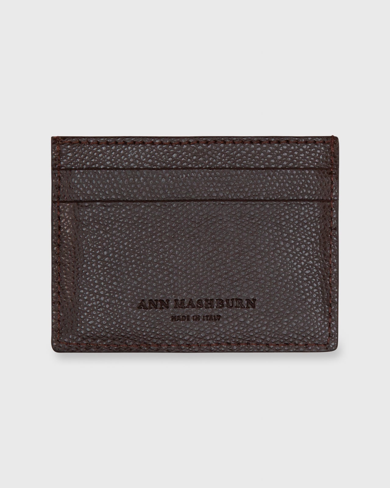 Card Holder Dark Chocolate Leather