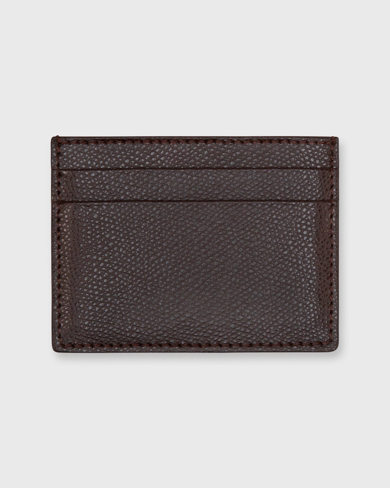 Card Holder Dark Chocolate Leather