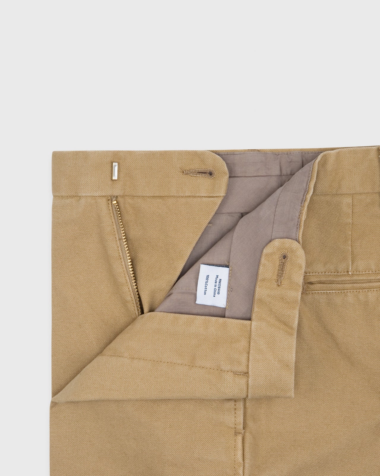 Garment-Dyed Sport Trouser British Khaki Canvas