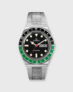 Load image into Gallery viewer, Q Timex Reissue Watch Silver/Black/Green
