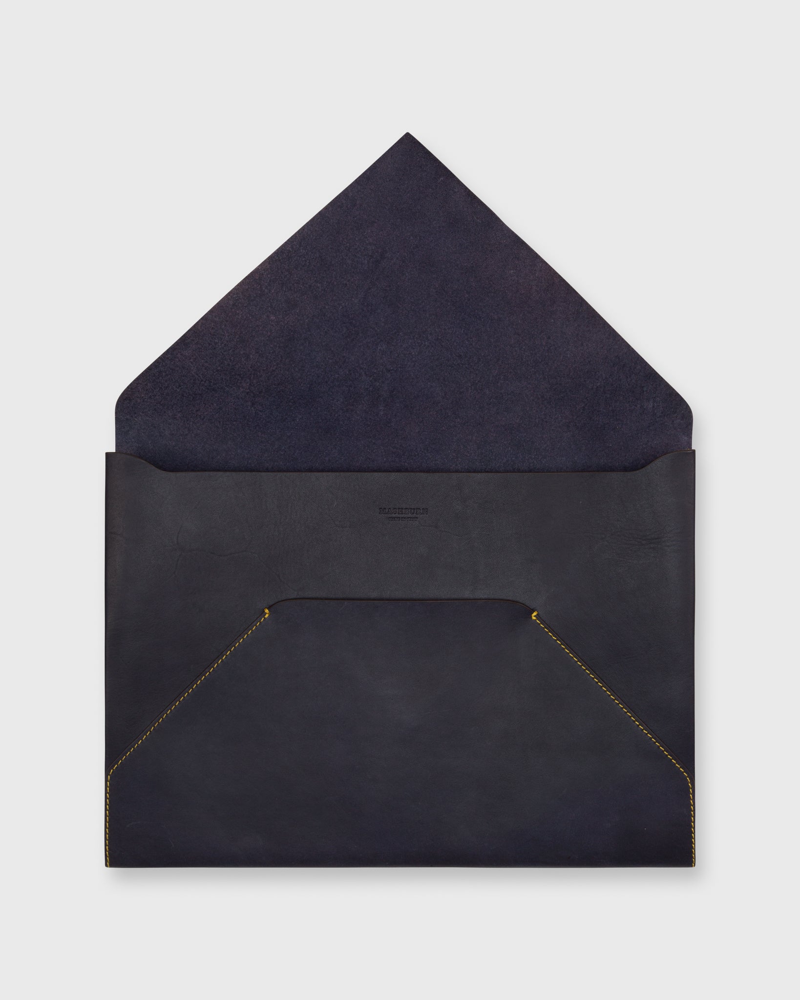 Laptop Case Navy Leather