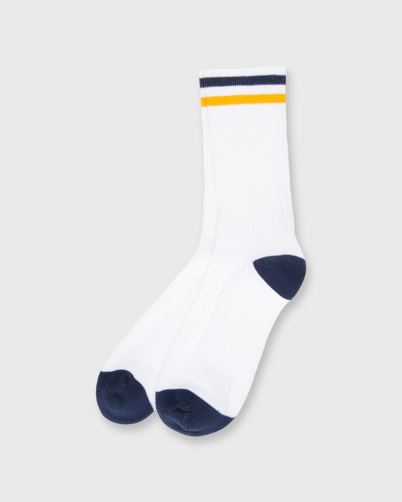 Kennedy Luxe Athletic Socks White/Navy/Gold