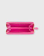 Load image into Gallery viewer, Zip Wallet Bright Pink Leather
