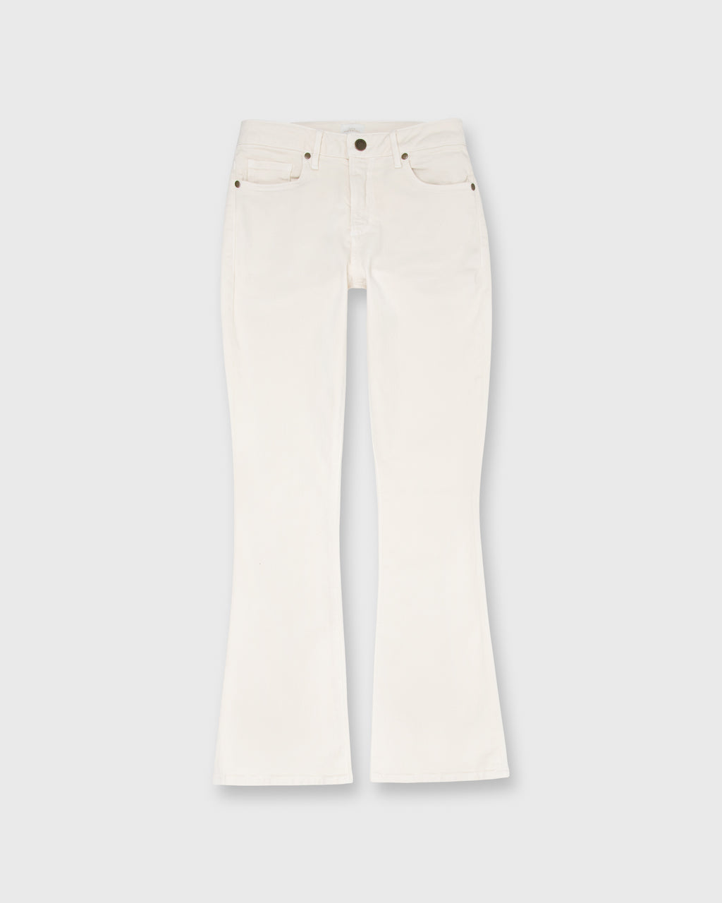 Flare Cropped 5-Pocket Jean Natural Stretch Denim