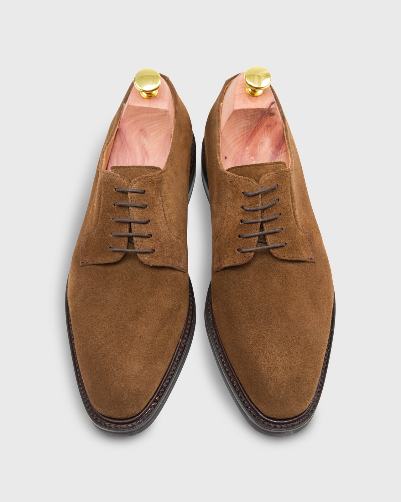 Five-Eyelet Blucher Snuff Suede