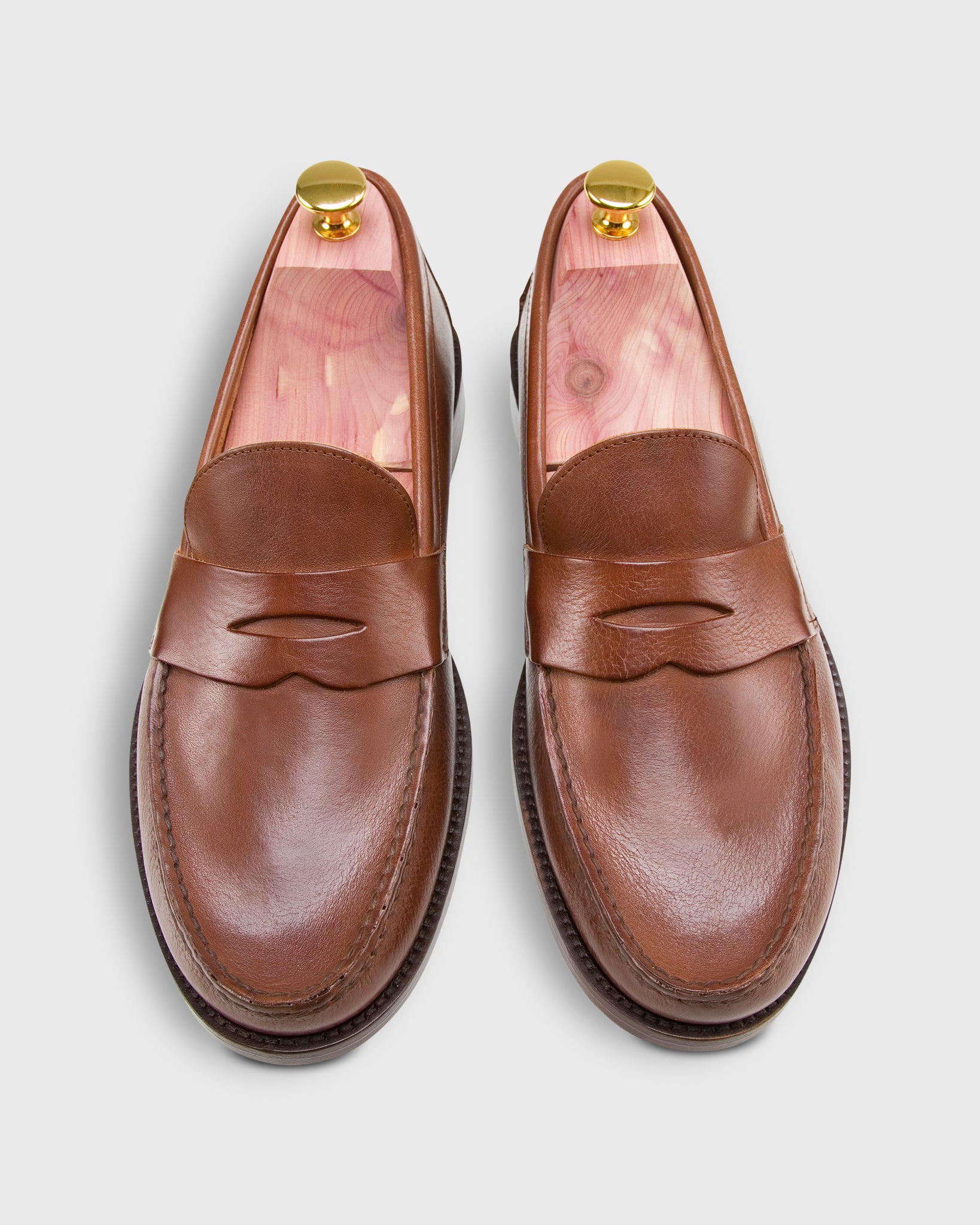 Handsewn Penny Loafer BOURBON GRAIN LEATHER