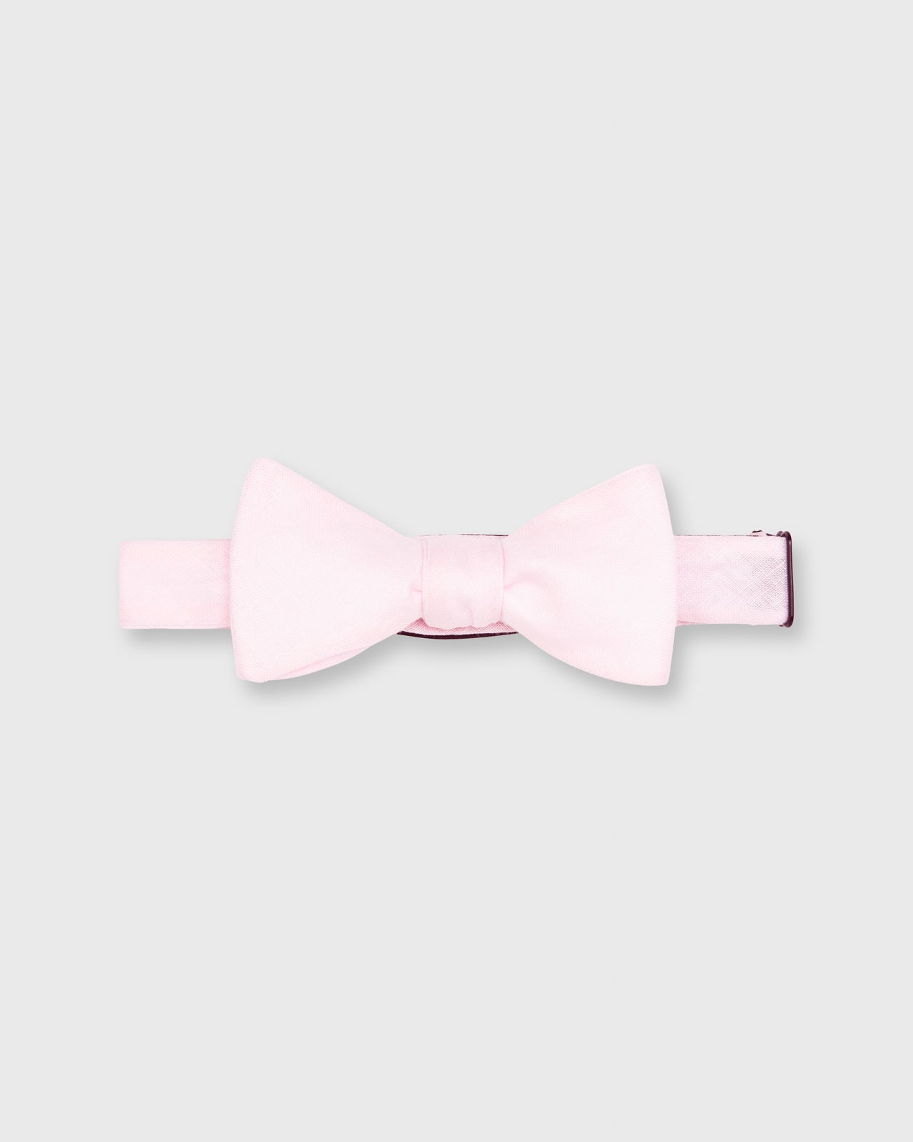 Cotton Woven Bow Tie Light Pink Melange