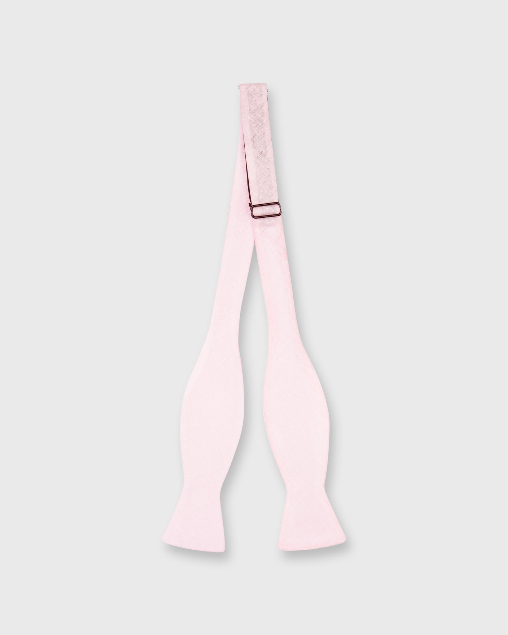 Cotton Woven Bow Tie Light Pink Melange