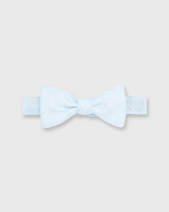 Cotton Woven Bow Tie Light Blue Melange
