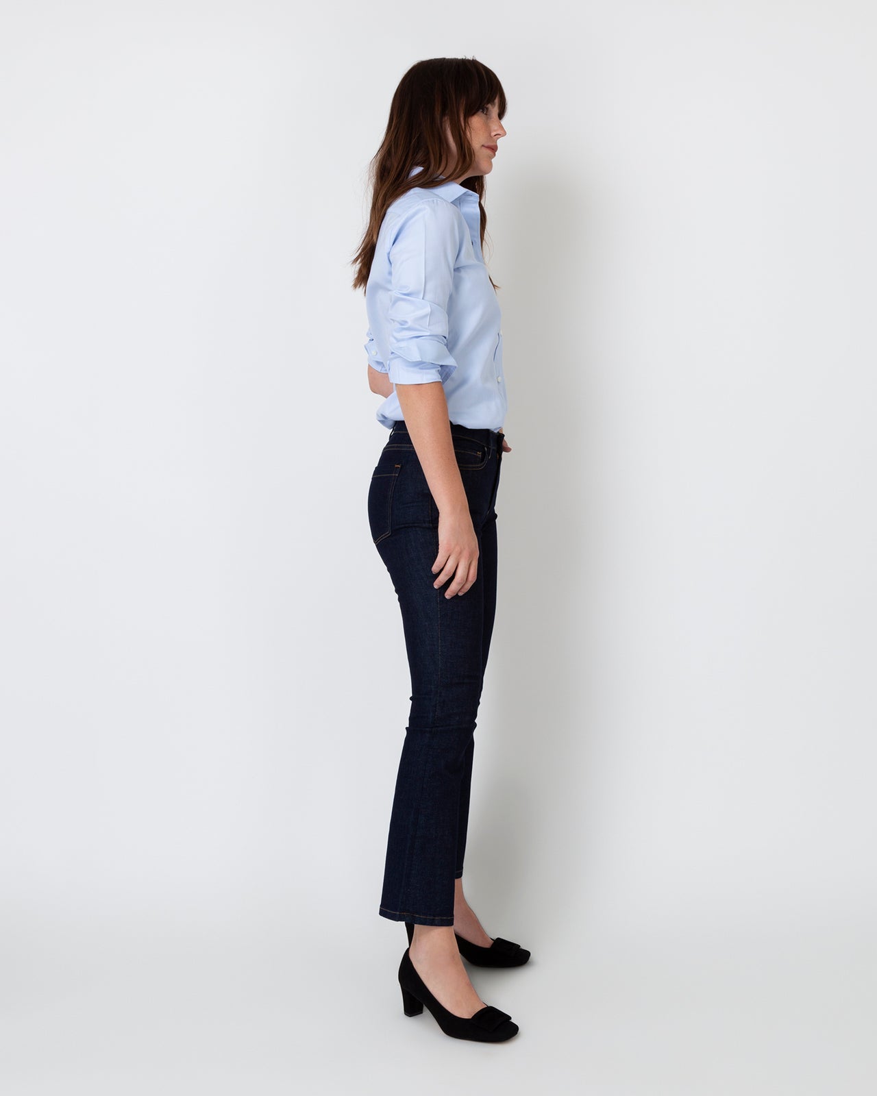 Icon Spread Shirt in Sky Blue Roxford