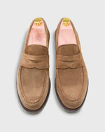 Load image into Gallery viewer, Italian Penny Loafer TOBACCO SUEDE
