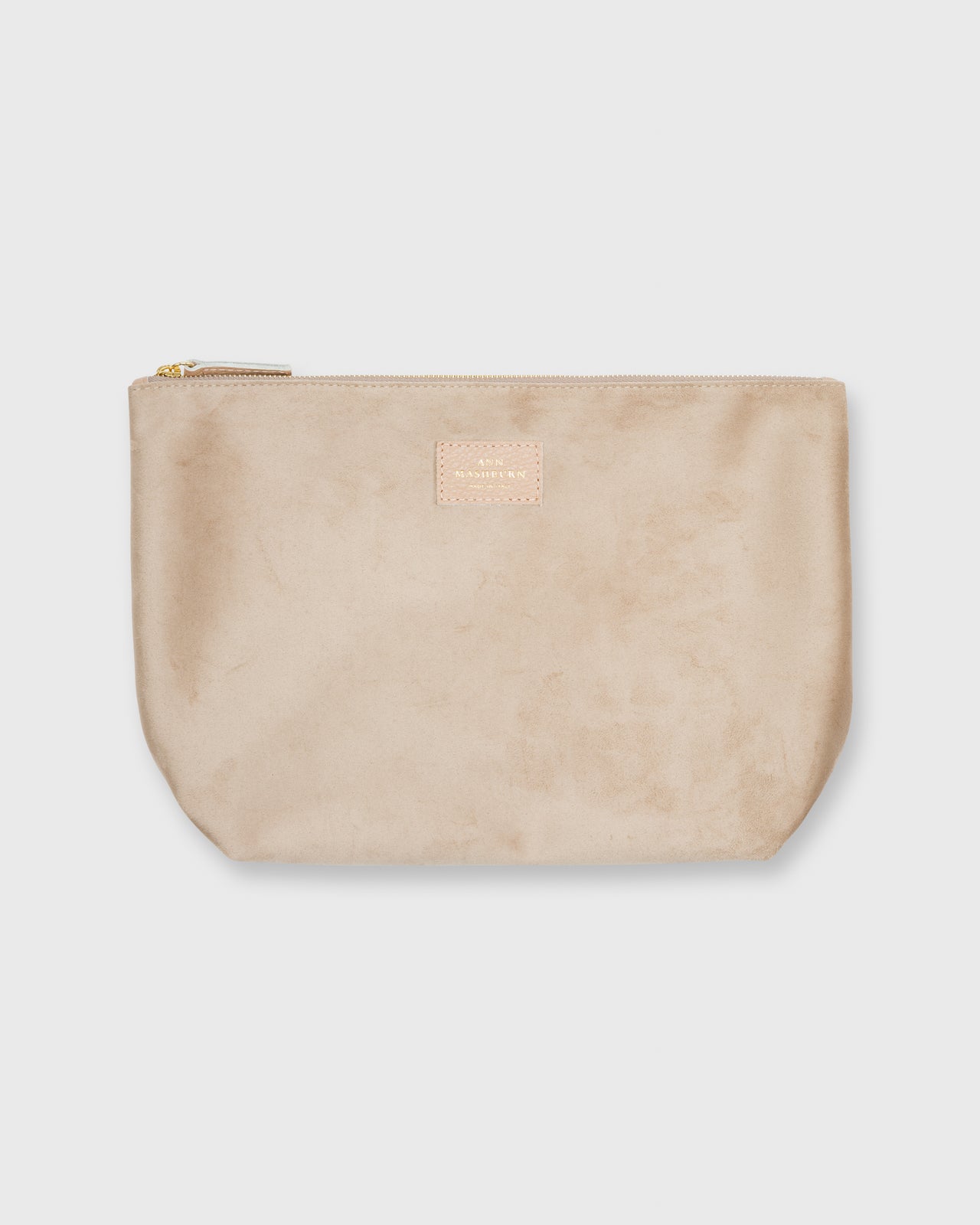 Reversible Laser-Cut Bucket Bag Camel/Blush Leather