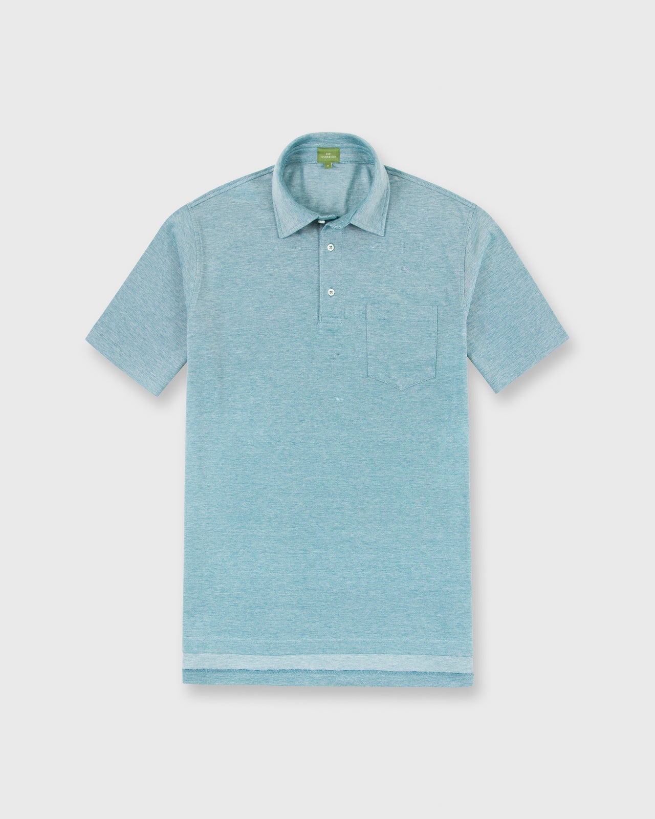 Short-Sleeved Polo Spruce Oxford Pique