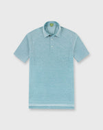 Load image into Gallery viewer, Short-Sleeved Polo Spruce Oxford Pique
