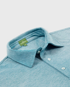 Short-Sleeved Polo Spruce Oxford Pique