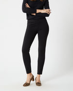 Load image into Gallery viewer, Faye Legging Pant in Navy Ponte Knit

