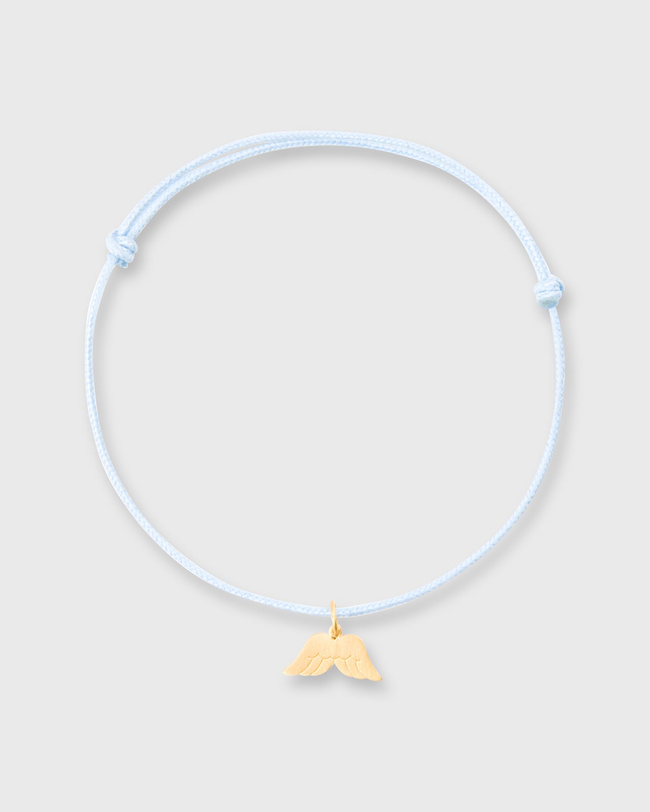 Angel Wings Charm Bracelet Gold/Assorted Color Cord