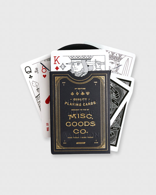 Playing Cards Black/Gold
