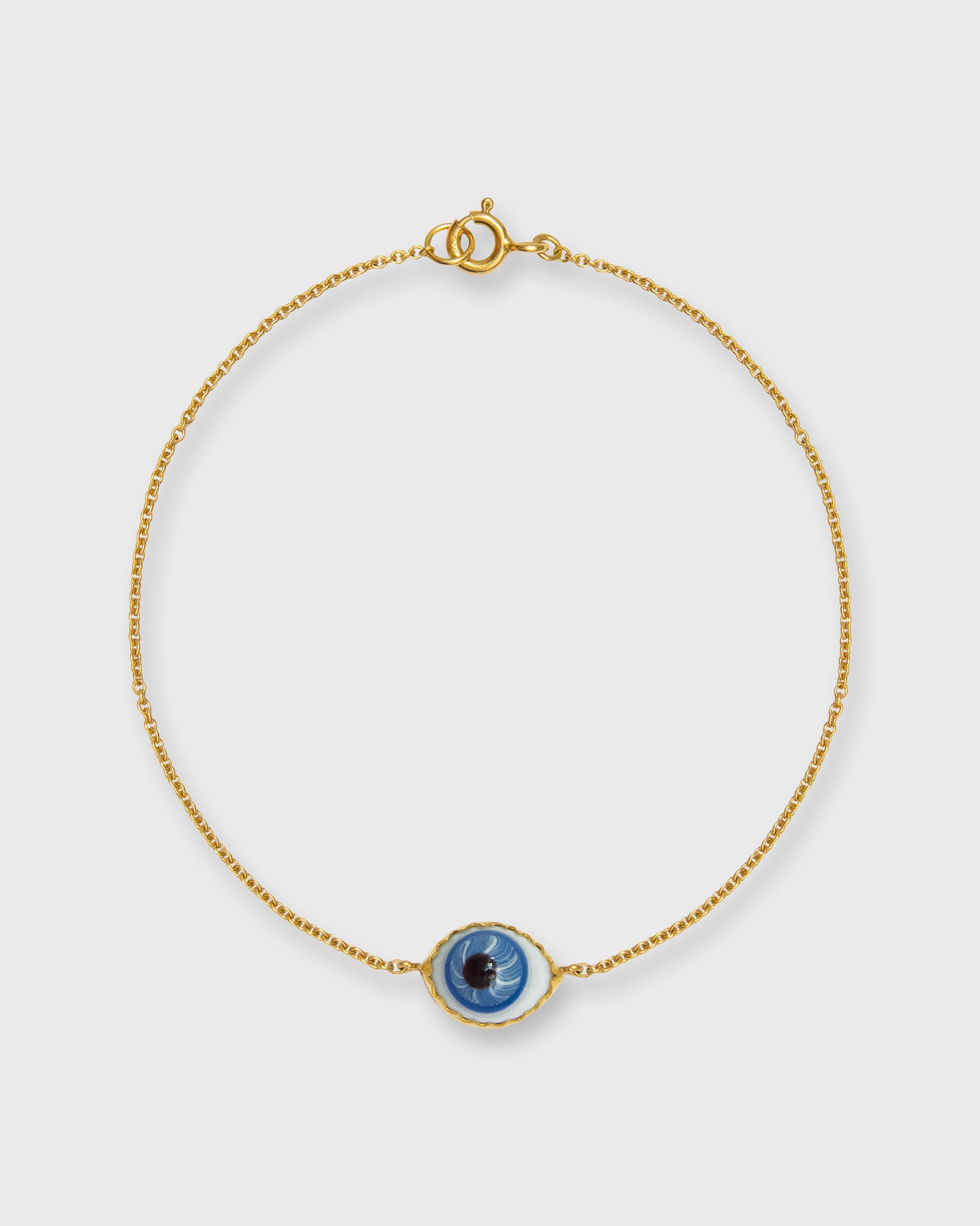 Devil's Eye Bracelet Blue Evil Eye Frosted Beads Single - Temu