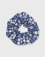 Load image into Gallery viewer, Large Scrunchie Navy Capel Liberty Fabric

