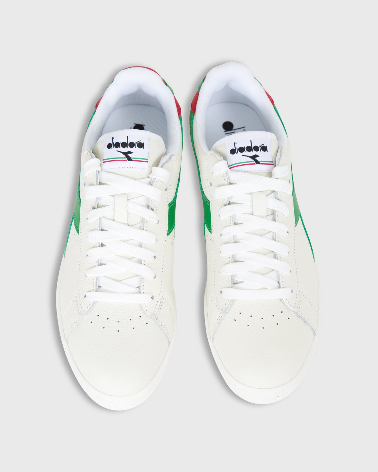 Game L Low Sneaker in White/Meadow Green | Shop Sid Mashburn