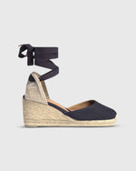 Load image into Gallery viewer, Low Carina Espadrille Navy Canvas
