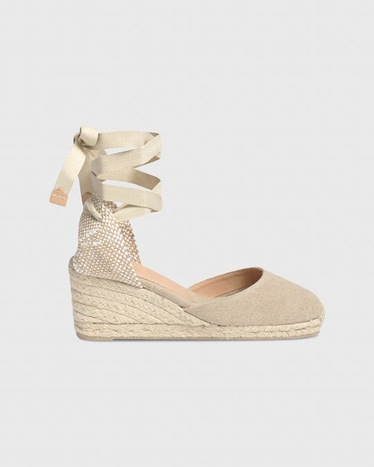 Low Carina Espadrille Sand Canvas