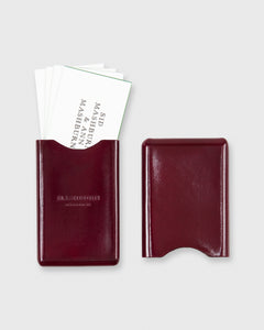 Card Case Merlot Leather