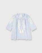 Load image into Gallery viewer, Calypso Shirt Blue/White Stripe
