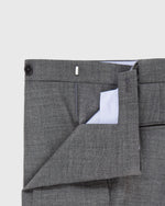 Load image into Gallery viewer, Pleated Dress Trouser Mid-Grey High-Twist
