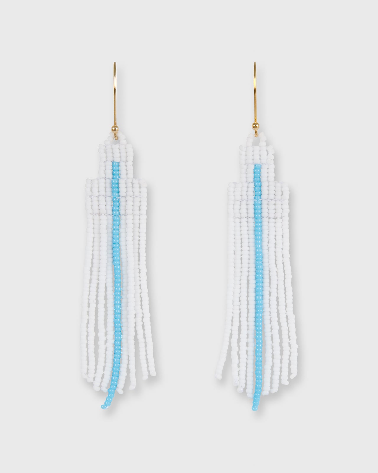 Arrow Earrings White