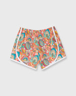 Load image into Gallery viewer, Track Short in Orange Citronella Liberty Fabric
