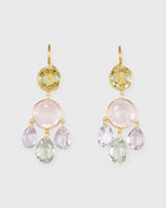 Load image into Gallery viewer, Small Gabrielle d&#39;Estrées Earrings Multicolored Pastel
