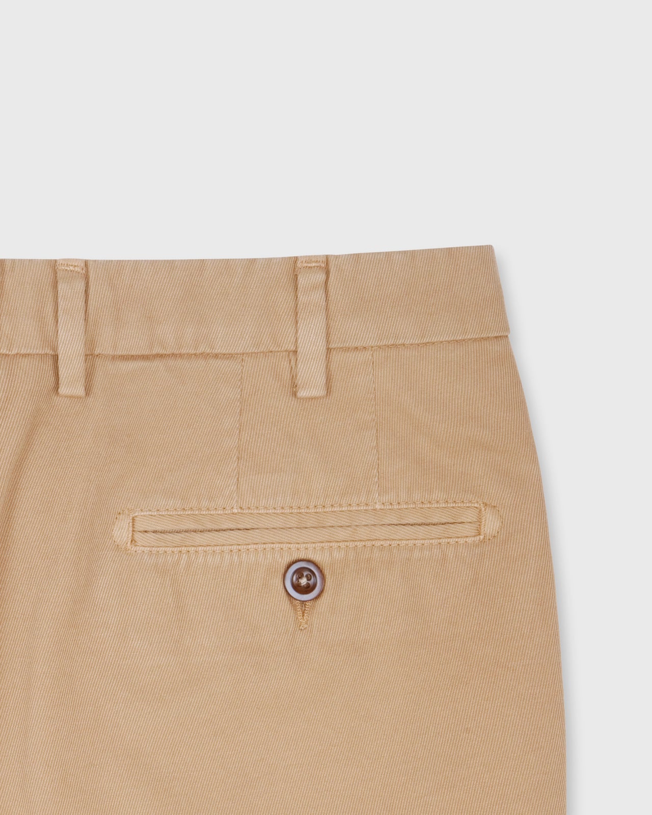 Garment-Dyed Sport Trouser in British Khaki High Ridge Twill