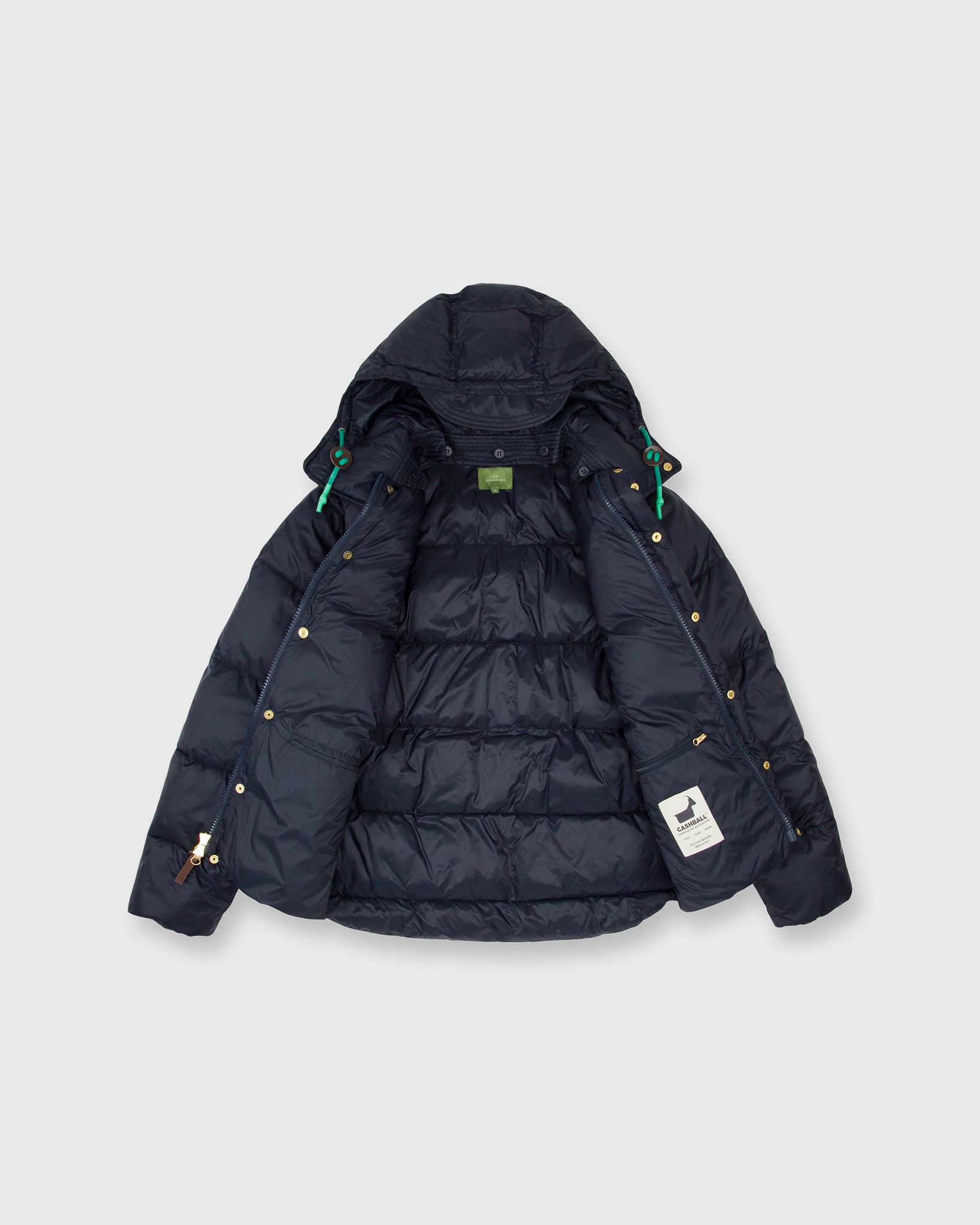 Cashball Jacket in Navy Nylon | Shop Sid Mashburn